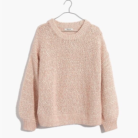 Madewell Baez pullover sweater pink - Picture 1 of 6